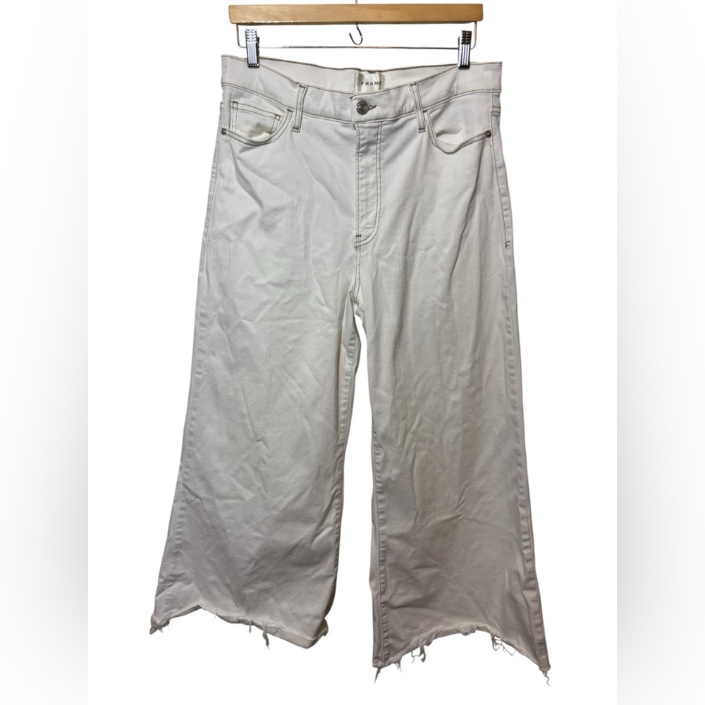 FRAME | 31 le palazzo crop wide leg jeans - Picture 1 of 5